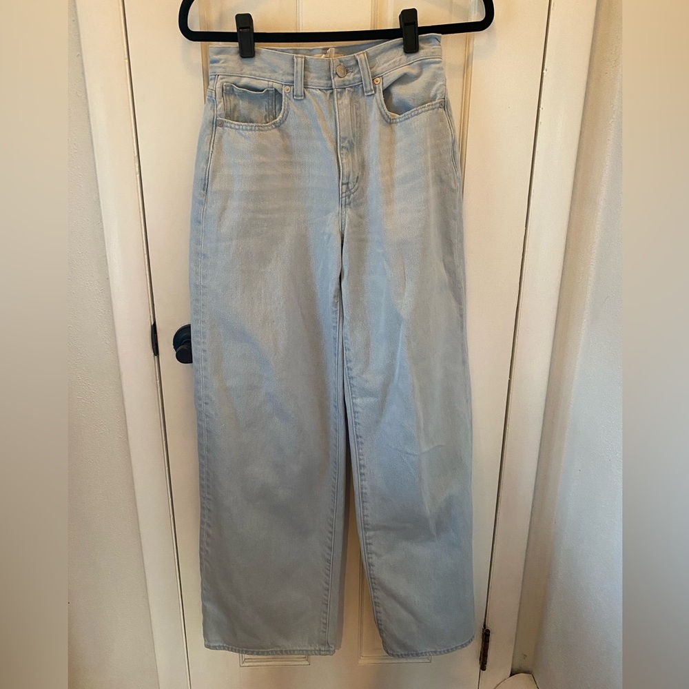 Madewell Light Blue High-Waisted Jeans
